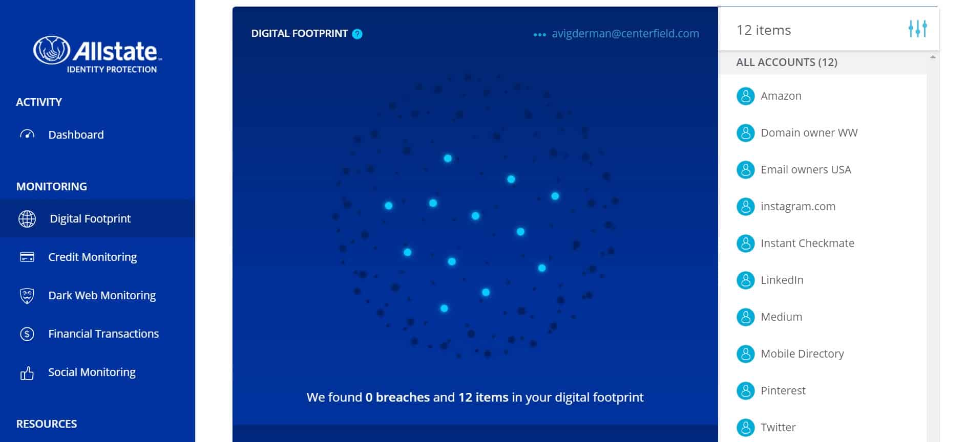 Allstate Digital Footprint Allstate Digital Footprint