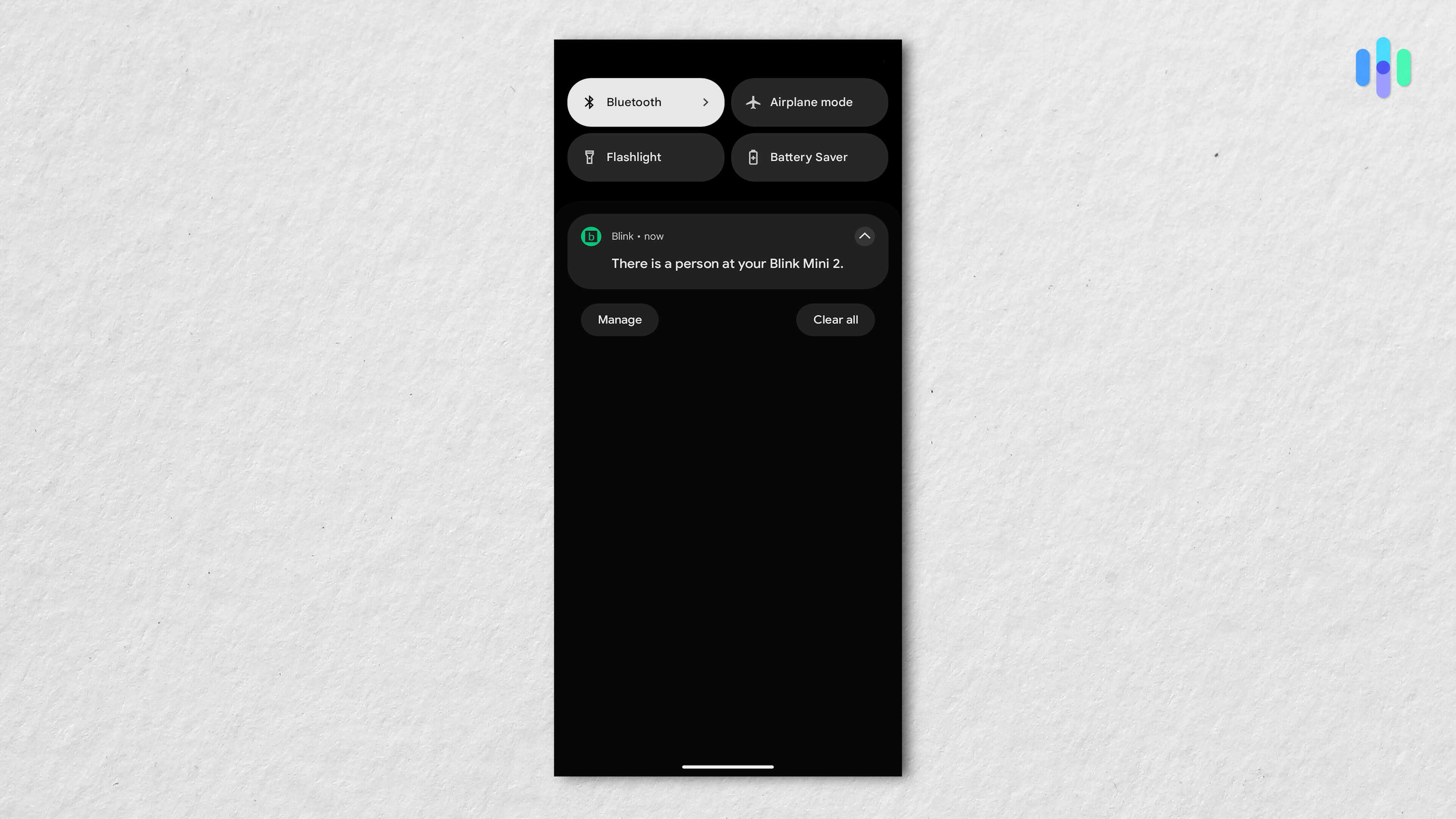 Blink Mini 2 push notification Our Blink Mini 2 would tell us when it saw a person instead of just telling us it saw motion.