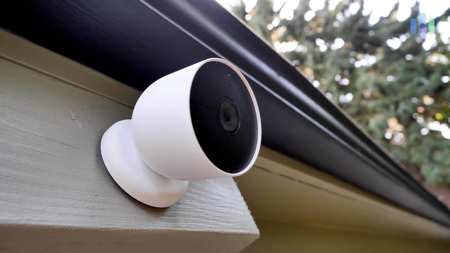 Google Nest Cam mounted outside Google Nest Cam mounted outside