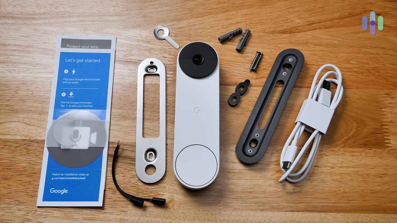 Nest Doorbell (battery) Included items Nest Doorbell (battery) Included items