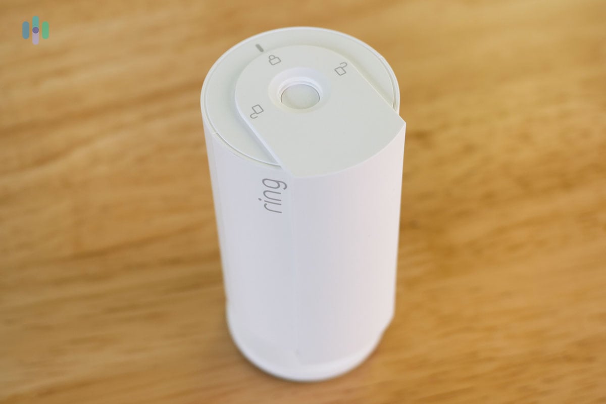 Ring Indoor Cam with the privacy cover closed Ring Indoor Cam with the privacy cover closed