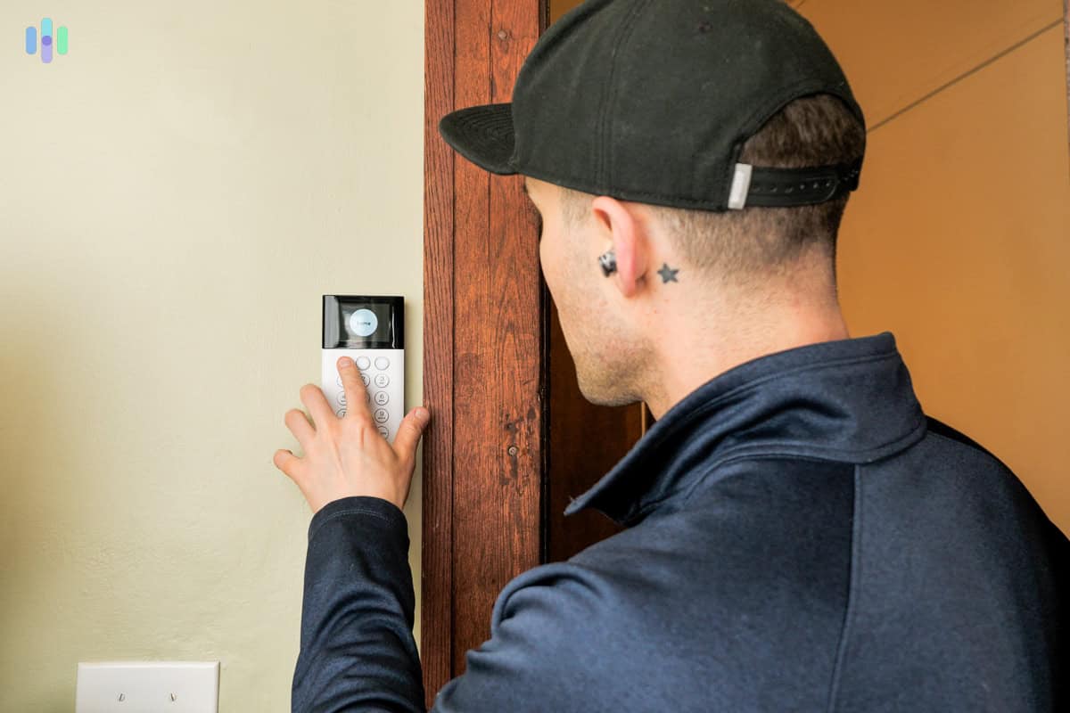 SimpliSafe System Keypad armed SimpliSafe System Keypad armed
