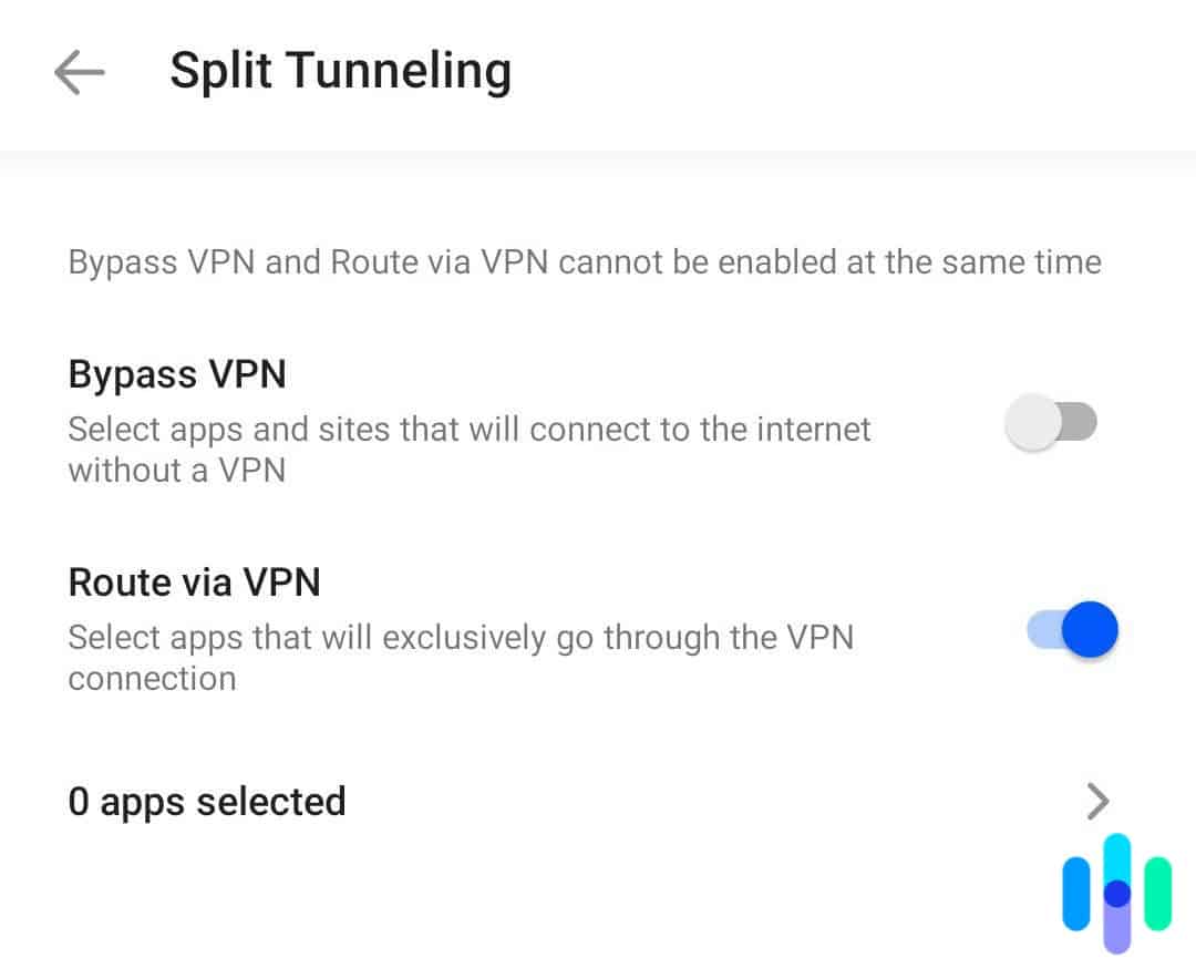 Split tunneling on Android Split tunneling on Android