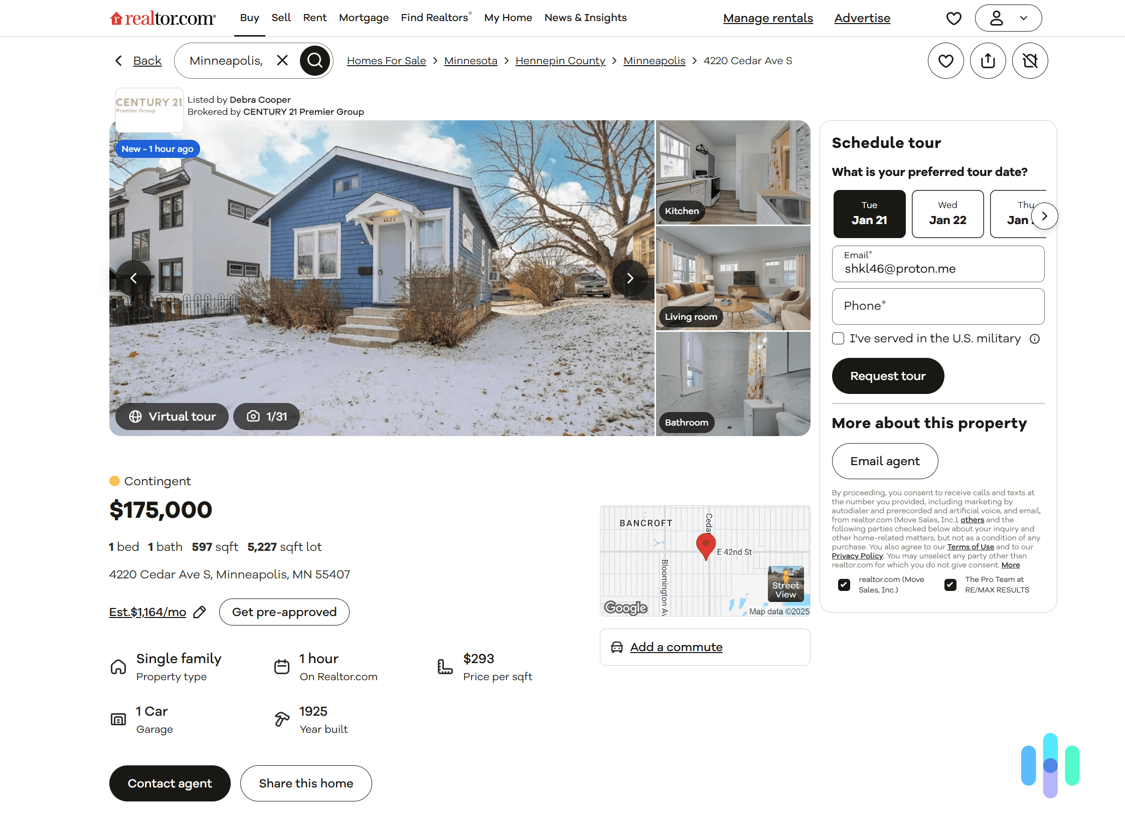 A listing on realtor.com A listing on realtor.com