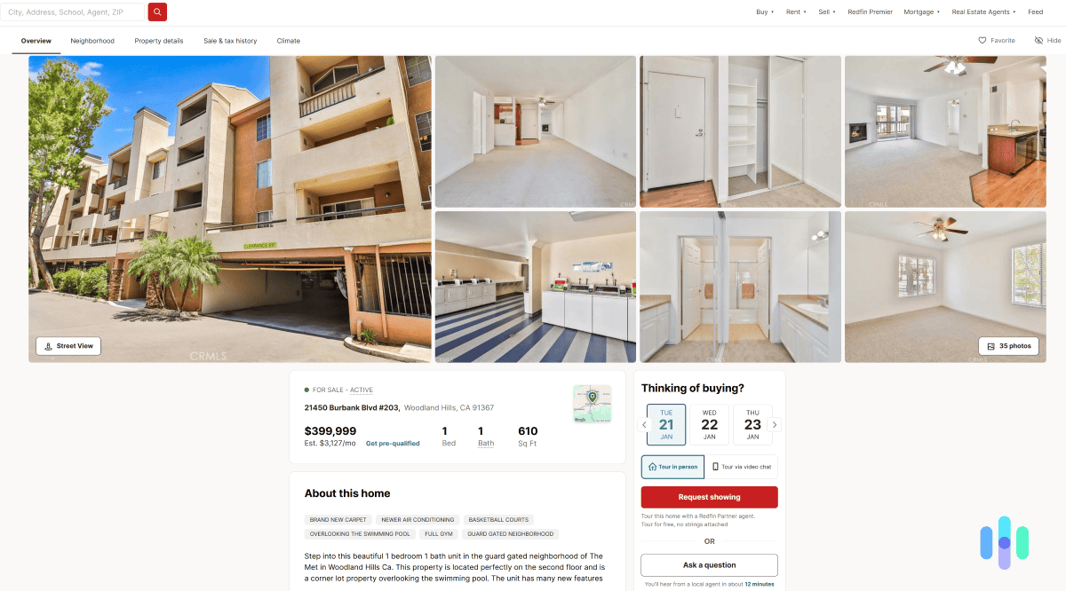 A listing on Redfin A listing on Redfin.