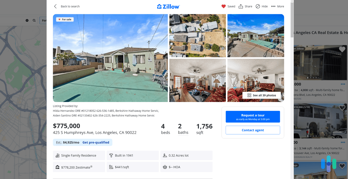 A listing on Zillow A listing on Zillow.