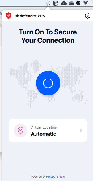 Bitdefender VPN on Mac App - Not Connected Bitdefender VPN on Mac App - Not Connected