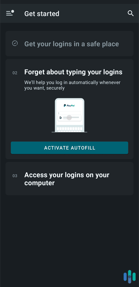 Getting the Dashlane mobile app ready was as easy as 1, 2, 3. Getting the Dashlane mobile app ready was as easy as 1, 2, 3.