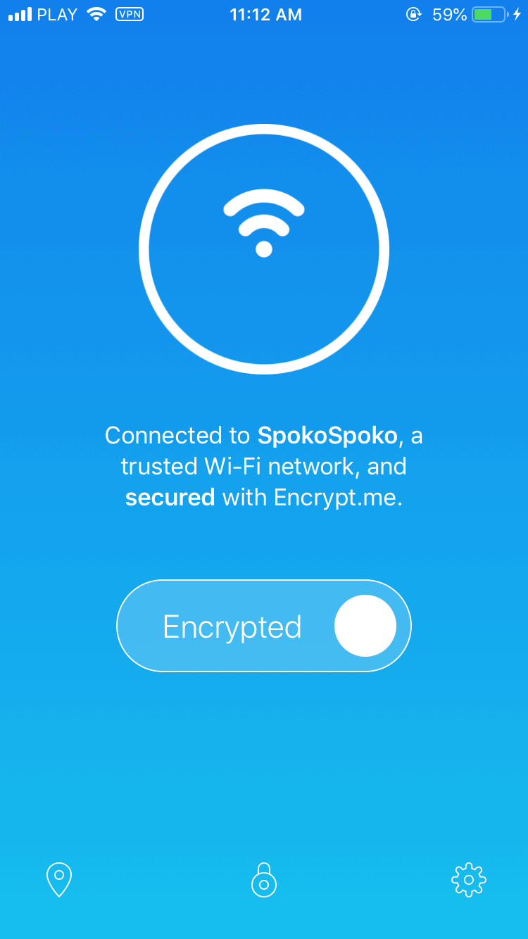 Encrypt.me iOS App Encrypt.me iOS App