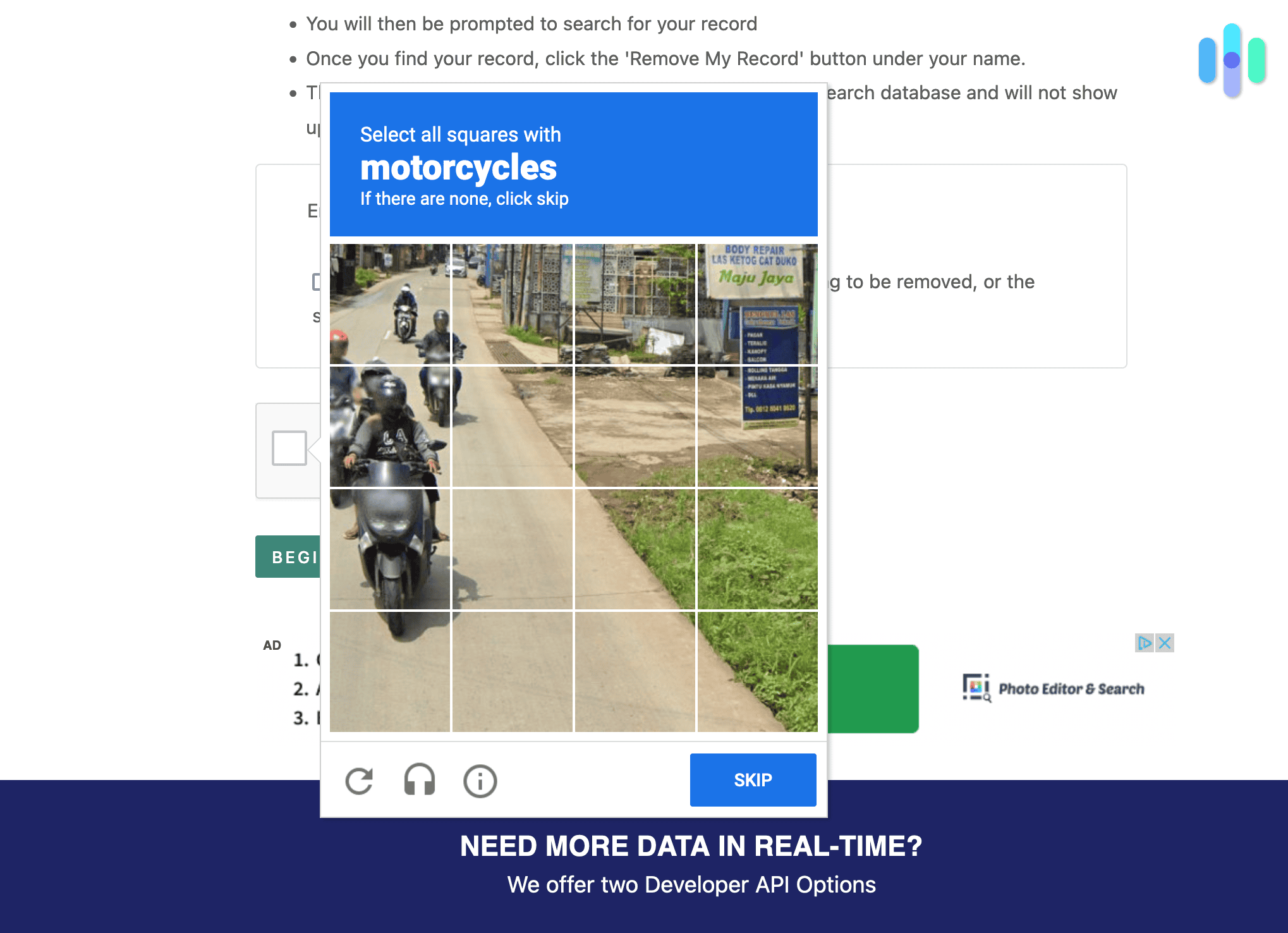 You’re likely going to be asked to do multiple CAPTCHAs. You’re likely going to be asked to do multiple CAPTCHAs.
