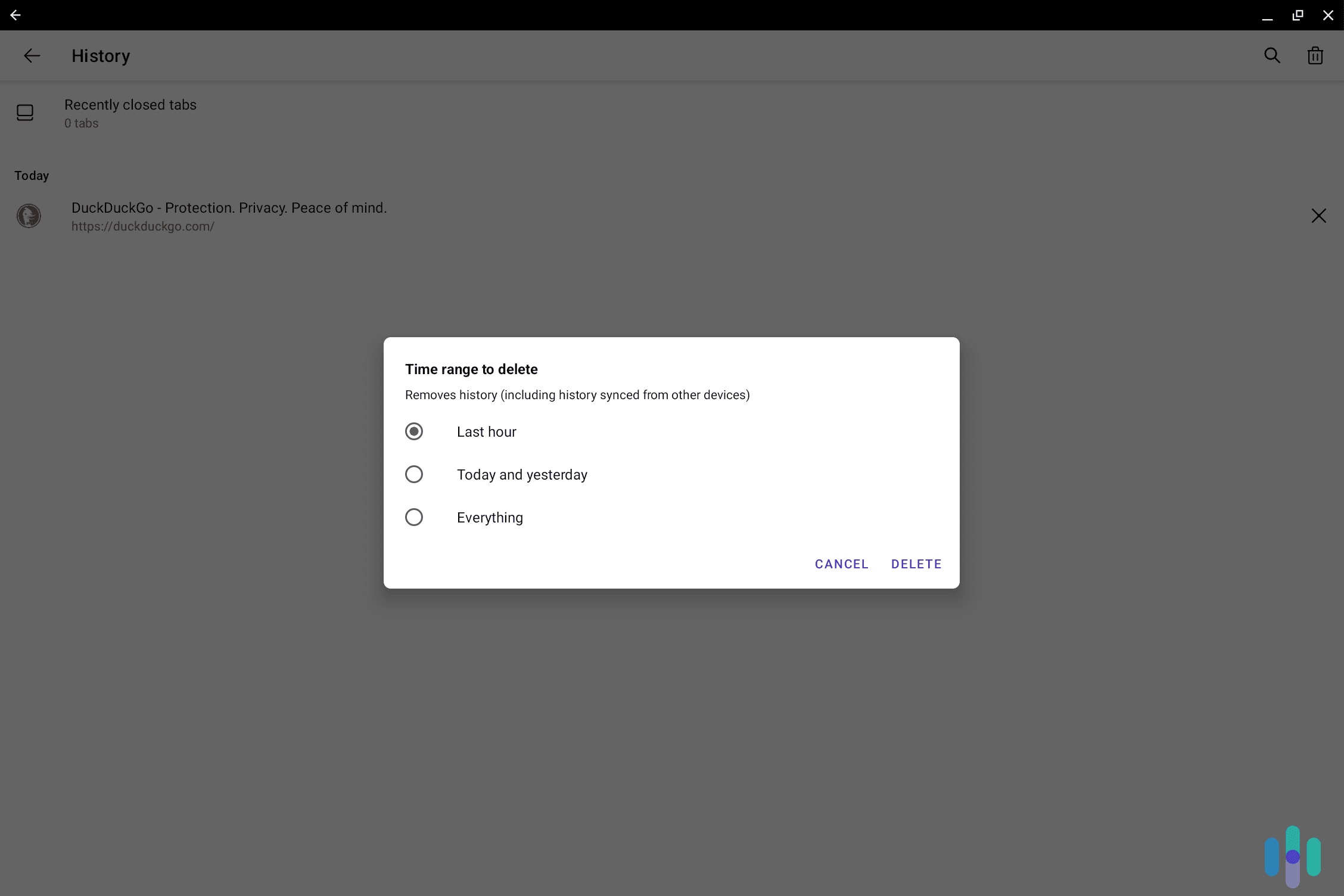 It only takes a few clicks to delete your search history on Firefox. It only takes a few clicks to delete your search history on Firefox.