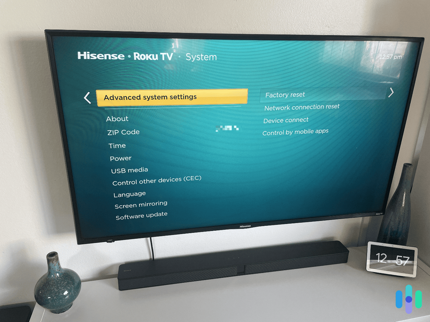 Roku TV’s Advanced system settings Roku TV's Advanced system settings