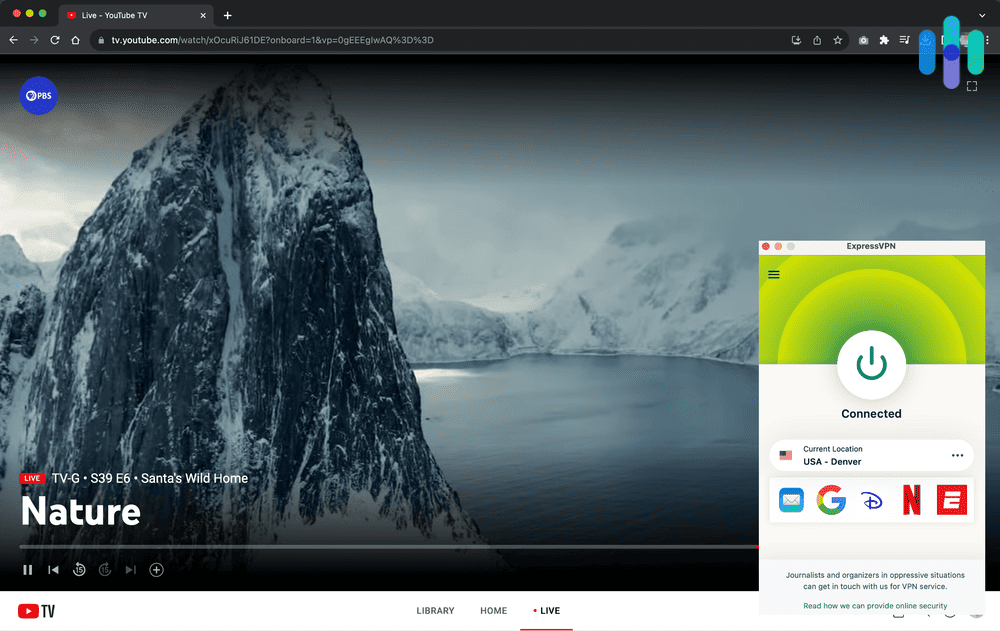 Testing ExpressVPN with YouTube TV Testing ExpressVPN with YouTube TV