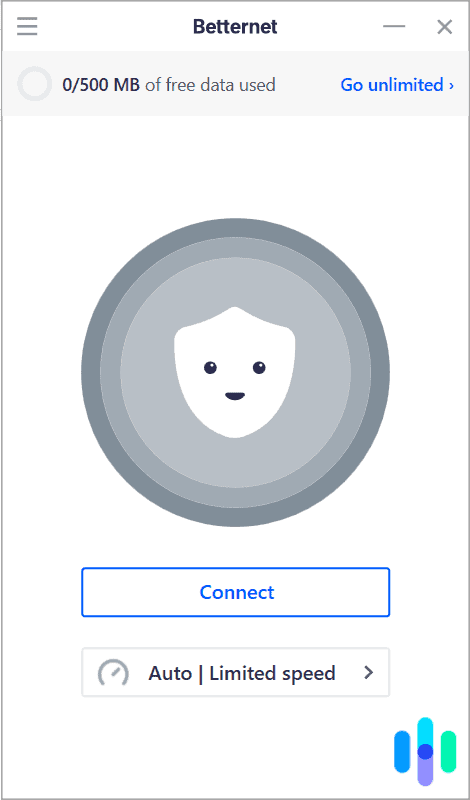 The free Betternet VPN with 500 MB daily data allowance The free Betternet VPN with 500 MB daily data allowance